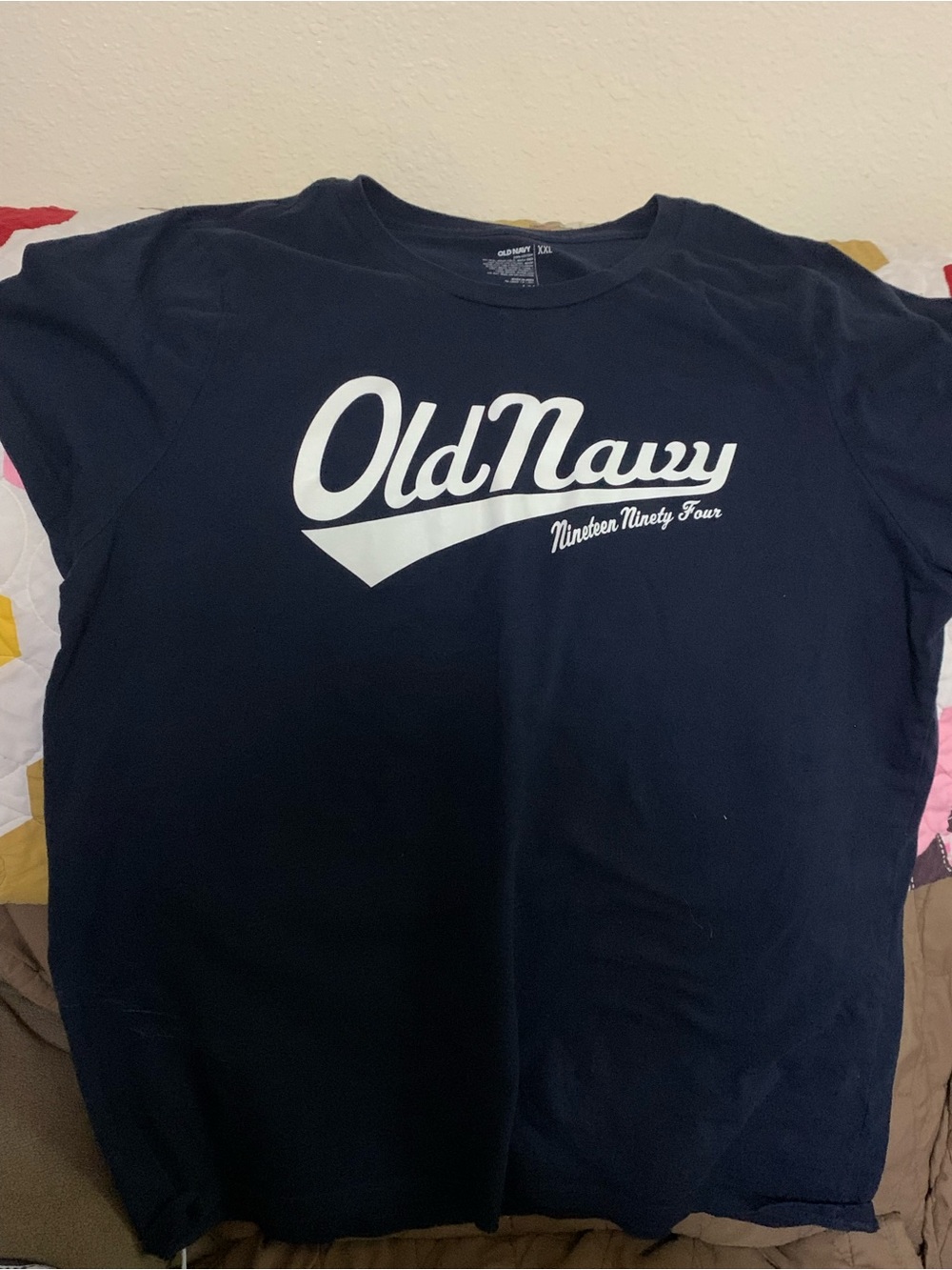 Old Navy Woman Navy Graphic Tee